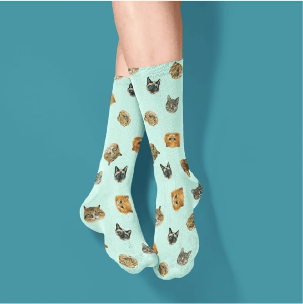 Custom Socks With Pet Pattern Custom Jackets 55